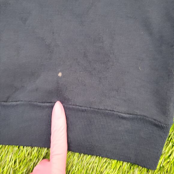 Vintage 80s LEE MOD 1/4-Zip Polo Shirt Womens Large 22x22 Boxy - Picture 6 of 11